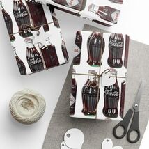 Vintage Cola Soda Pop Bottle Premium Eco Friendly Decorative Gift Wrappi... - $19.80+