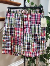 Cremieux Men Multicolor Polyester Pull On Drawstring Beachwear Shorts Si... - £35.97 GBP