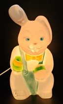 Vintage Empire Easter Bunny Blow Mold 15&quot; Carolina Enterprises Rabbit with Eggs - £26.26 GBP