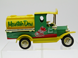 1998 Golden Wheel Mountain Dew 1918 Ford Model T 1:32 Diecast Coin Bank ... - $19.79