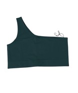 Girlfriend Collective 1014 Terrace Bianca One Shoulder Bra Green Size Me... - $46.03 CAD