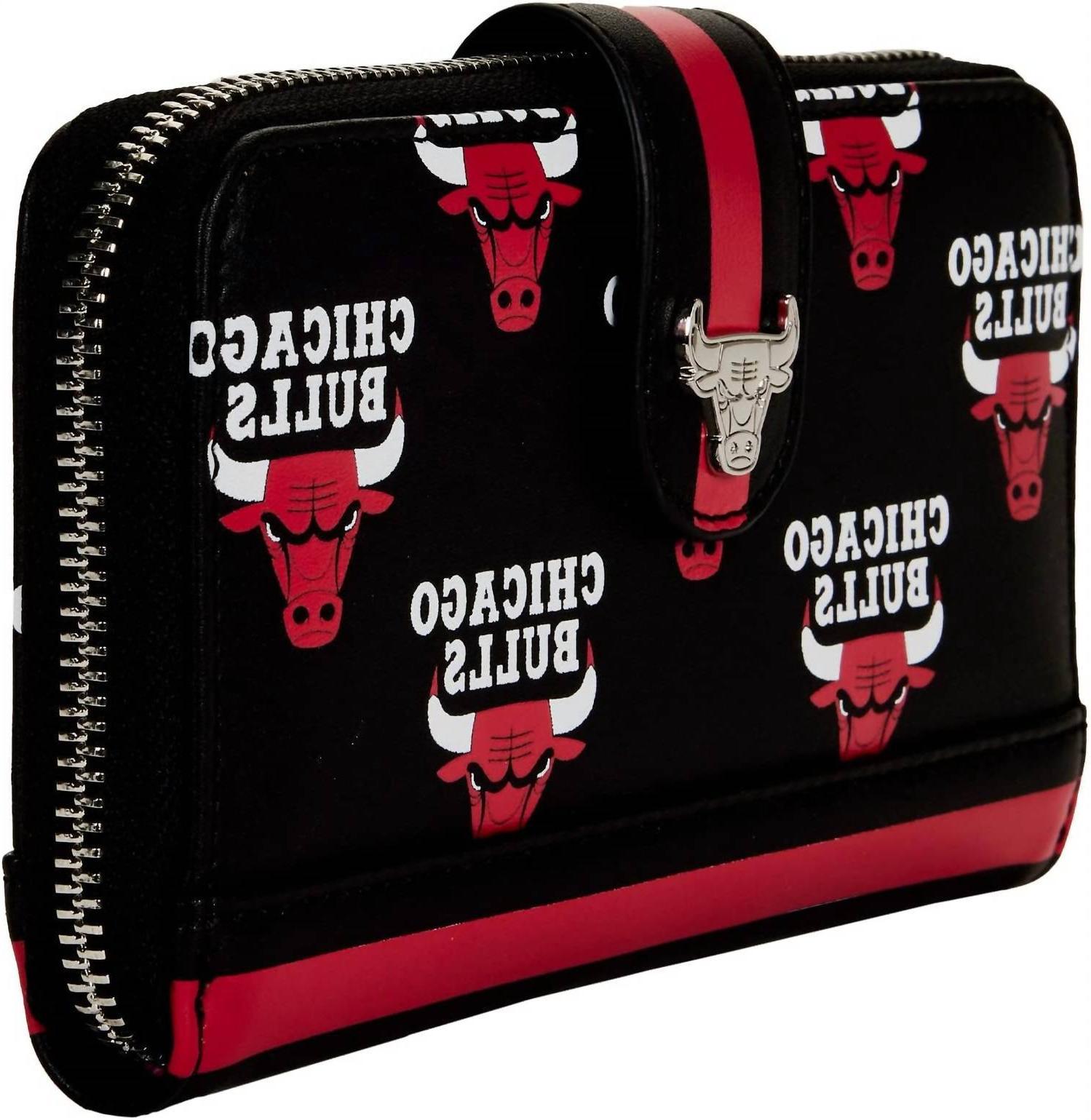 Loungefly Women&#39;s Nba Chicago Bulls Logo Wallet Size One Size - $40.59