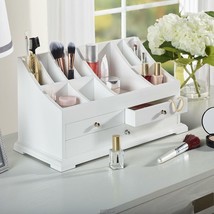 Complete Cosmetics Make-up toiletries Organizer Case Box three bottom drawers - £30.36 GBP