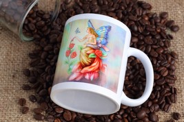Coffee Mug,  Fairy Melissa Mug, Ceramic Mug, 12 oz. , Made in Taiwan - £11.62 GBP