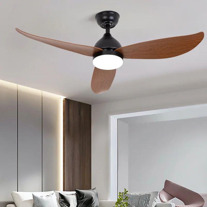 Nordic Restaurant Fan Light New Minimalist Home Living Room Ceiling Fan ... - $112.15+