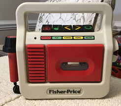 Fisher Price Cassette Tape Player Recorder - Vintage 1987, READ ALL DETAILS - £34.84 GBP