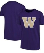 Da Uomo Medio Wsu Washington State University W Logo T-Shirt Viola NCAA Nwt - £11.24 GBP