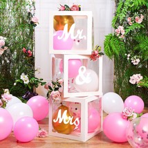82 Pieces Wedding Decoration Set Mr And Mrs Balloon With Letters, Balloons And L - £35.46 GBP