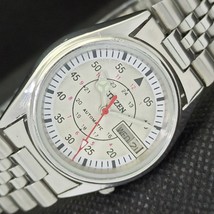 Genuine Vintage Citizen Auto 8200 Japan Mens D/D Silver Watch 551a-a291858-6 - £18.36 GBP