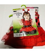 Infant Baby Girl Ladybug Costume 6 12 Months Halloween Love Bug Tutu - £15.58 GBP
