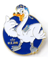 KLM Royal Dutch Airlines Gijs Gans Goose Pilot Pin Mascot Cartoon Logo V... - €14,57 EUR