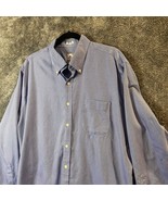 Peter Millar Dress Shirt Mens Extra Large Light Blue Nanoluxe Easy Care ... - £10.77 GBP