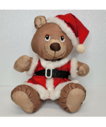 RARE vintage Potpourri Press Santa Mrs. Clause Nylon Christmas Bear Plush - $44.54