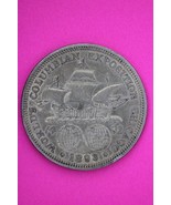 1893 Columbian Chicago Worlds Exposition Commemorative Silver Half Dolla... - £19.26 GBP