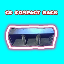Compact CD Rack Holds 18 CD&#39;s - Durable Design - Compact Space Saving - £14.69 GBP