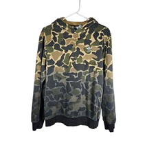 Adidas Originals Camo Camouflage Drip Effect Hoodie Sweatshirt Size Small - $27.37