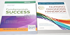 Lot of 2 Medical/Nursing Books: Nursing Diagnosis Handbook &amp; Fundamentals Succes - £10.17 GBP