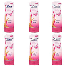 NEW Nair Hair Remover Lotion w/ Baby Oil For smooth &amp; Radiant Skin 9 oz (6 Pack) - £36.81 GBP