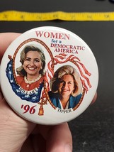 Women for a Democratic America - Hillary Clinton - Tipper Gore - &#39;96 cam... - £9.43 GBP