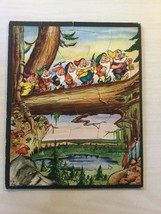 Walt Disney - Snow White And The Seven Dwarfs - Tray Puzzle - Whitman #2986 - £23.52 GBP
