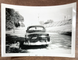 Vintage 1949-51 FORD CUSTOM Sedan Coupe BLACK &amp; WHITE Photo TEXAS 1958 D... - £15.56 GBP