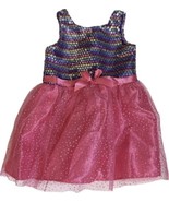 My Life As Party Planner Dress Girl Sequin Sparkly Pink Purple For 18” Doll - $10.86 CAD