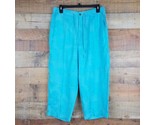 Classic Elements Pants Womens Size M Blue Elastic / Drawstring TK10 - $8.41