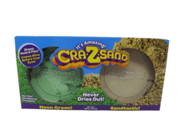 Cra-Z-Art Cra-Z-Sand - New - Neon Green &amp; Sandtastic - $9.99