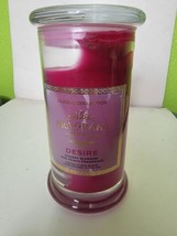 Fragrant Jewels Candle Desire Cherry Peach Fragrance Coconut Wax Blend USA  - £55.12 GBP