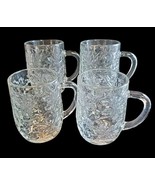 Fantasia by Princess House Beverage Mug 516 Set of 4 Crystal 9oz Hot Cold - $30.63 CAD
