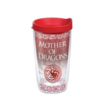 Tervis Game of Thrones Mother of Dragons 16 oz. Tumbler W/ Lid GOT Red Cup NEW - £8.82 GBP