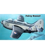 Vintage Warplane Fairey Gannet Magnet #07 - £78.66 GBP