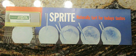 Vintage Sprite Naturally Tart Soda Sign Tranparent transparency Advertis... - £73.54 GBP