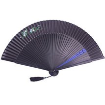Alien Storehouse Chinese Japanese Summer Fan Silk Folding Fan Hand Held Fan Gift - $22.03