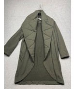 Young Fabulous Broke Womens Oversized Quilted Sweater Jacket S/M Green G... - $78.88