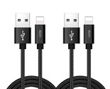 Compatible Phone Cable, [2Pack] 2Ft Nylon Braided Fast Charging Usb Cord... - £13.56 GBP