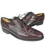 Florsheim Imperial Cordovan Burgundy Cowhide Leather Wingtip Shoes 8.5 D... - $59.40