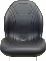 Ford New Holland Black Seat with Armrests Fits 45 TC23DA TC25 2030 T1010 - $274.99