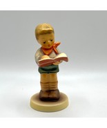 Hummel Figurine &quot;Honor Student&quot; 2087/B Boy with Book Club 2000/01 4&quot; - £9.58 GBP