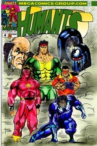 COMICS ART/ HUMANTS #4 FRONT COVER 11 X 17 ( Full Color Glossy Print) - $548.17 MXN