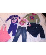 Lot BABY GIRLS CLOTHES 12 Months JACKETS Pajamas PANTS Shirts JEANS LEE ... - £9.35 GBP