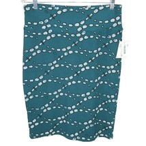 LuLaRoe Womens XL Cassie Skirt Green and White NWT - £14.87 GBP