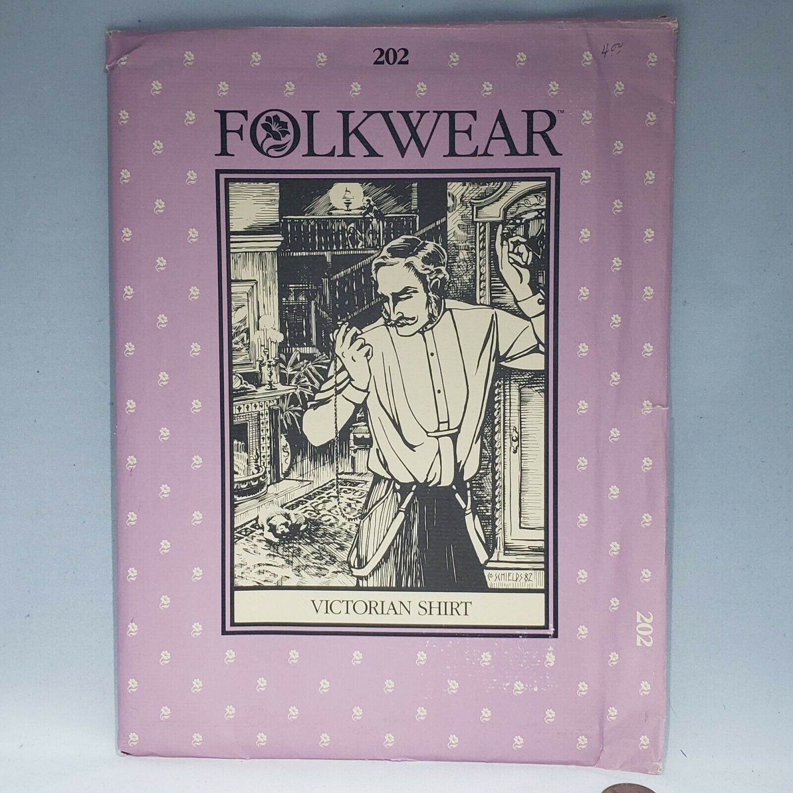 Folkwear #202 Victorian Shirt Sewing Pattern 1982 Sizes W 6-16 M Small-XL - $16.95