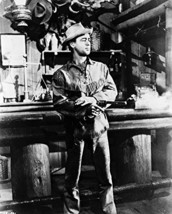 Alan Ladd Shane Firing Gun In Bar B&amp;W 16x20 Canvas Giclee - $69.99