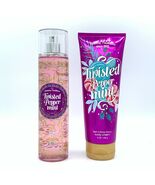 Bath &amp; Body Works Twisted Peppermint Fine Fragrance Mist and Body Cream ... - $475.17 MXN