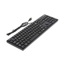 Ultra Slim USB Keyboard - USB, 105 Keys, Slim Design, Black, OEM - $23.36