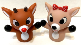 Rashti and Rashti Rudolph the Red Nosed Reindeer and Clarice Finger Puppets - £6.00 GBP