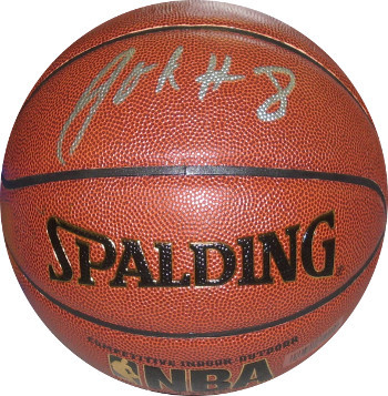 Jahlil Okafor signed Indoor/Outdoor NBA Spalding Basketball #8 (Philadelphia 76e - $64.95