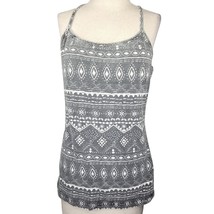 Gray Built in Bra Cotton Tank Size Large  - £19.47 GBP