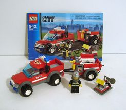Lego 7942 Lego City Off Road Fire Rescue Truck  Complete With Instructions - £10.26 GBP
